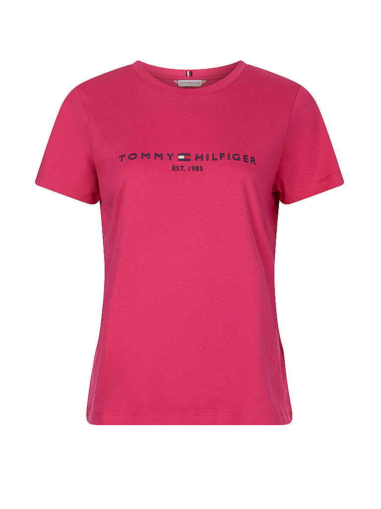 TOMMY HILFIGER T Shirt Regular Fit pink | XXS